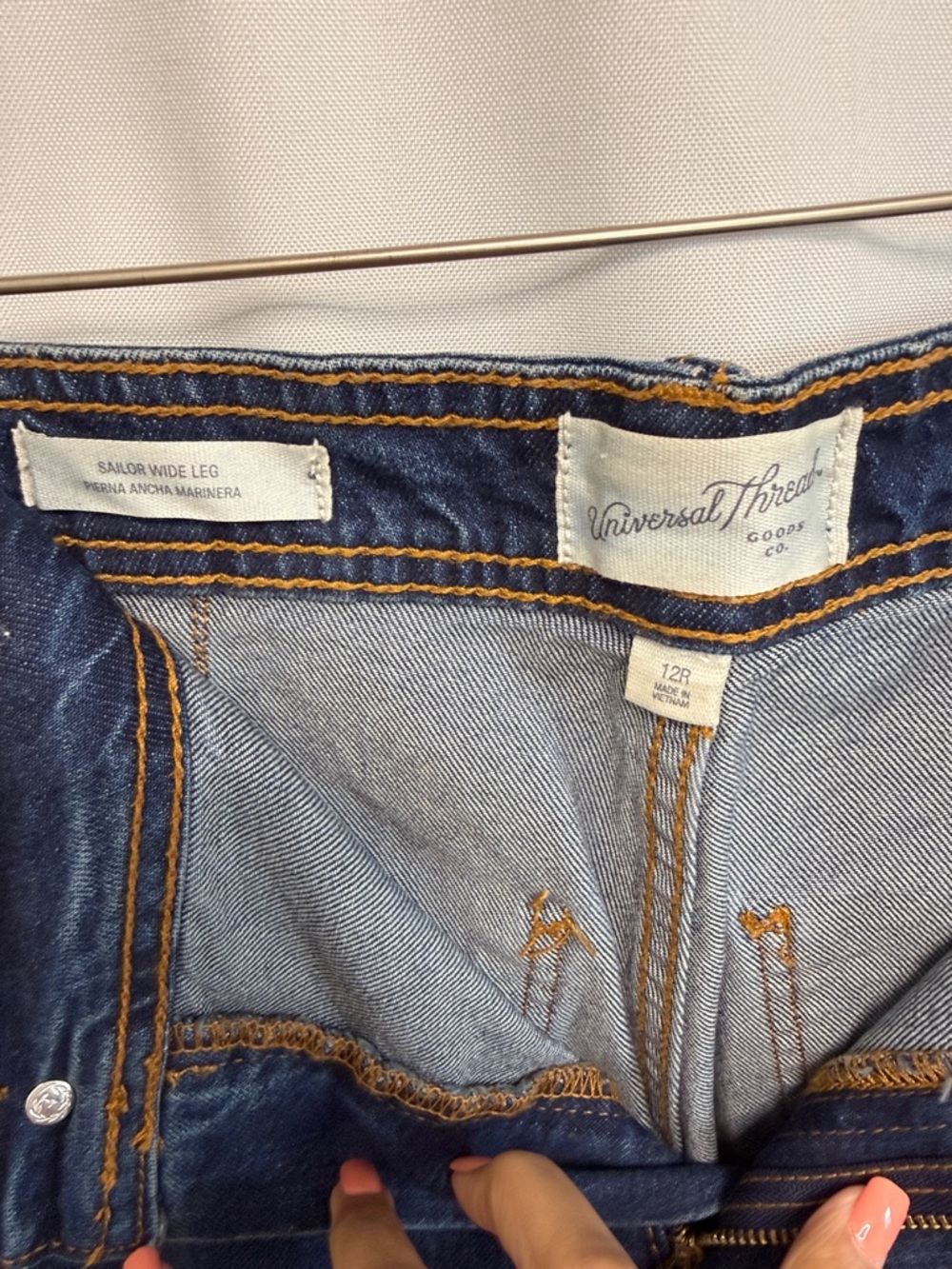Universal Thread High Rise Wide Leg Sailor Jeans - Picture 2 of 4